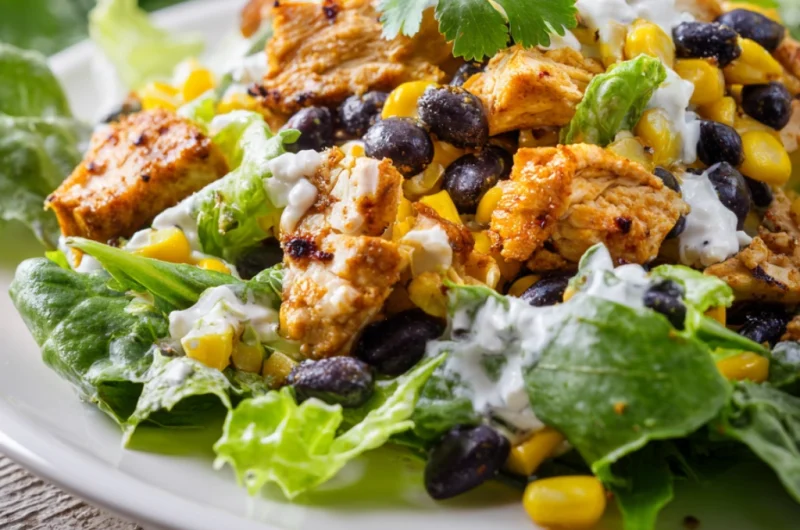 Zesty Southwest Chicken Salad Bowl