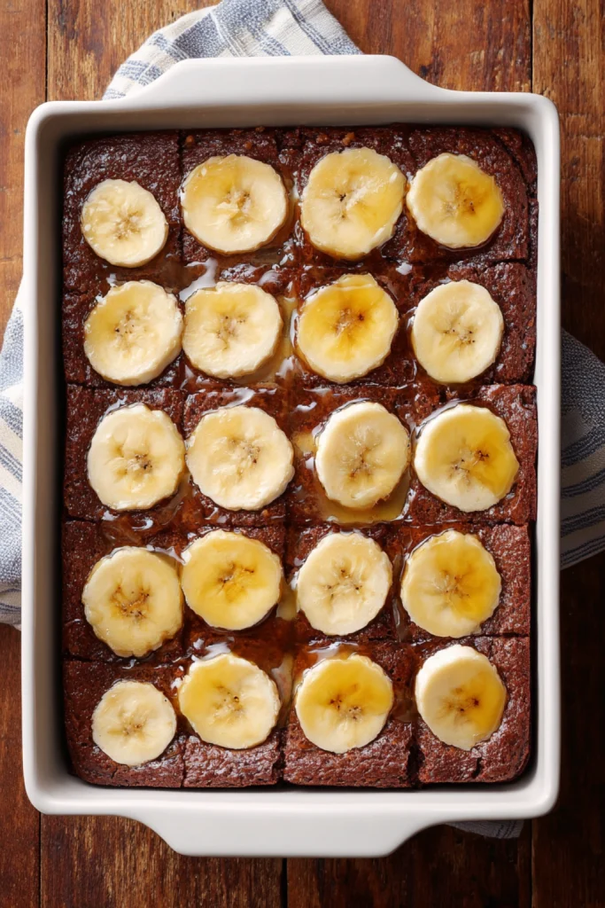 Easy Banana Bread Brownies