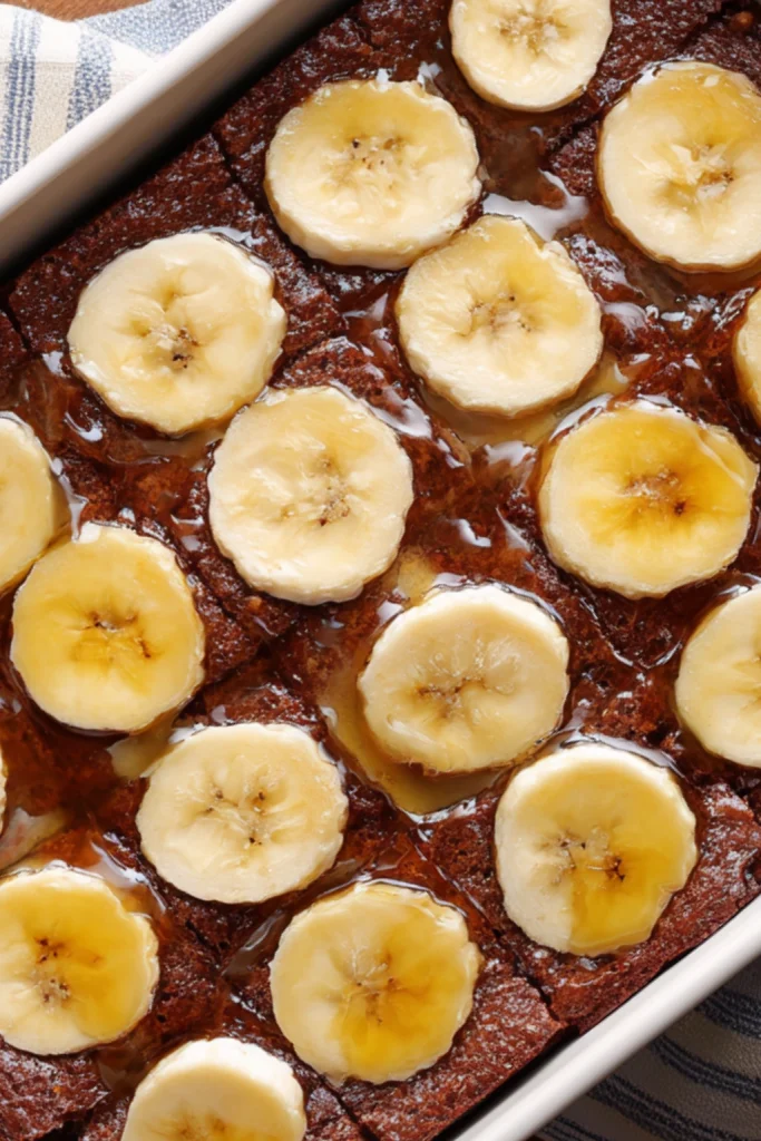 Easy Banana Bread Brownies