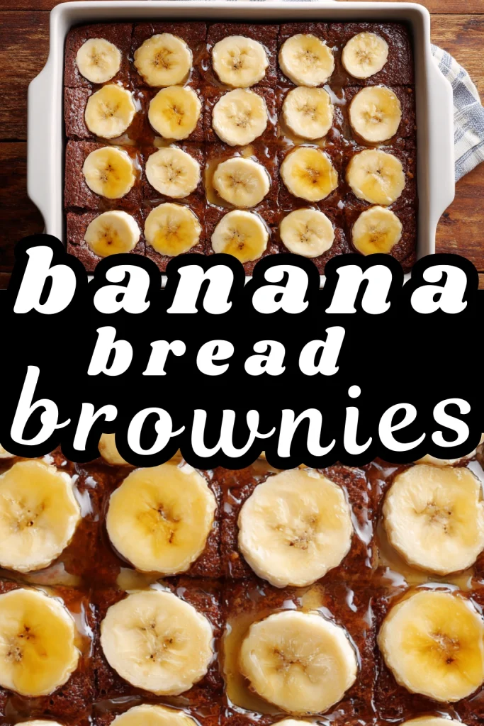Easy Banana Bread Brownies