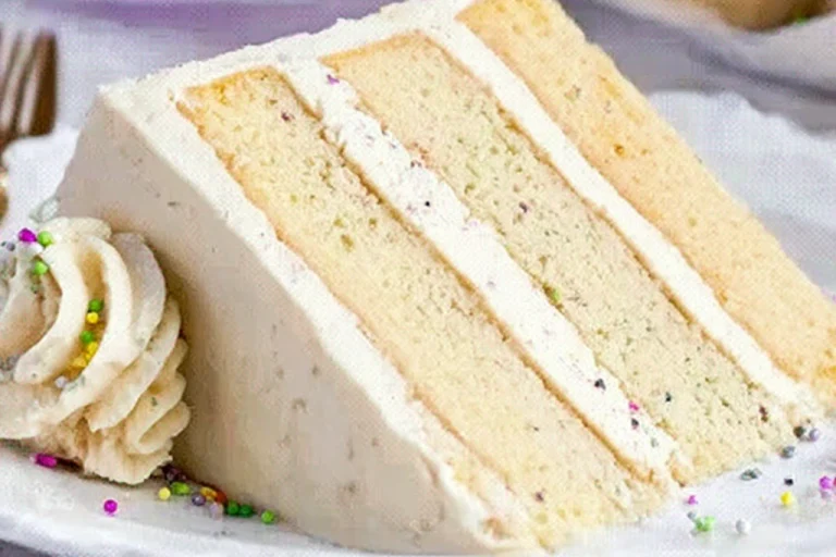 Simple Vanilla Sponge Cake Recipe with Whipped Cream Layers