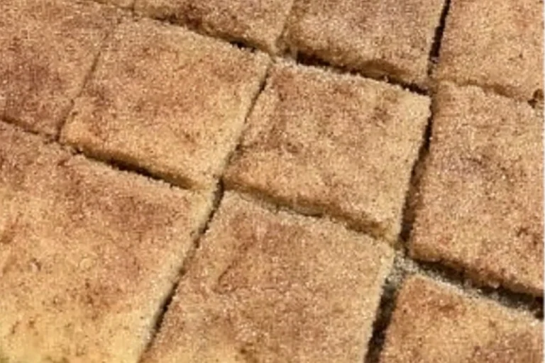 Snickerdoodle Bars with Cinnamon Sugar Crust
