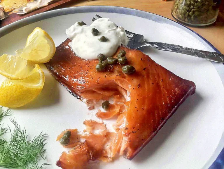 Easy Brine Smoked Salmon