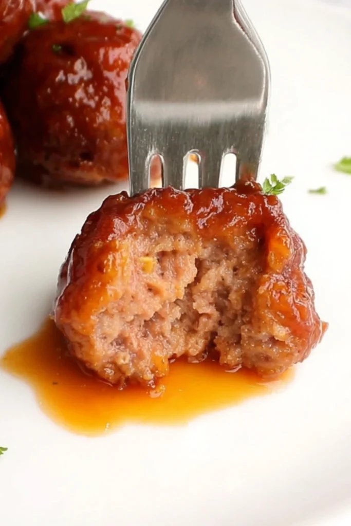 Easy Crockpot Party Meatballs