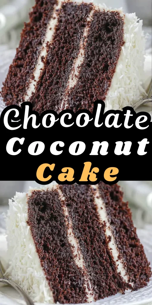 Delicious Chocolate Coconut Cake