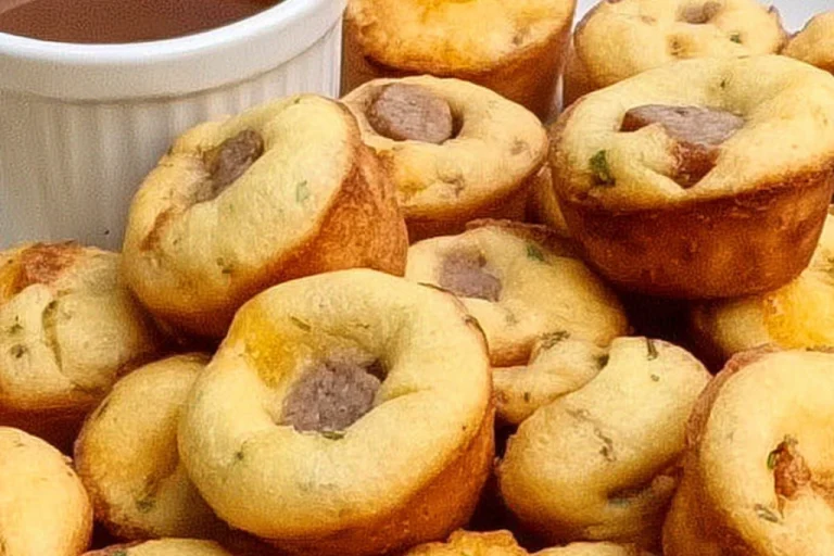 Homemade Sausage Pancake Muffins