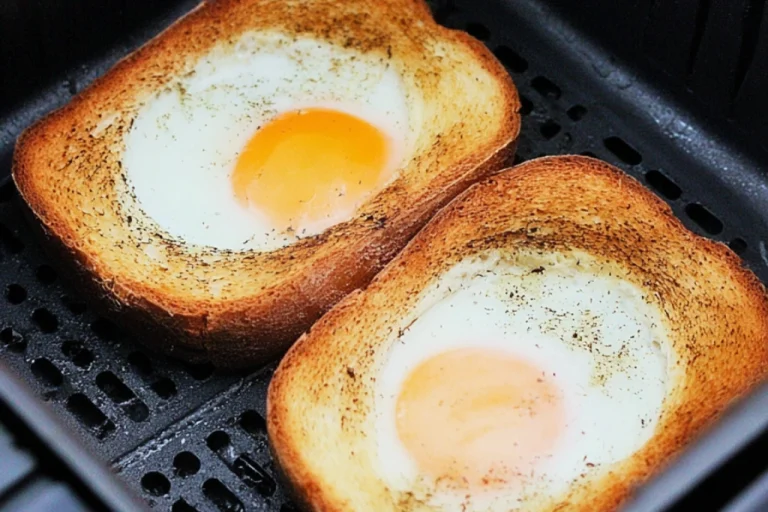 Air Fryer Egg and Cheese Toast