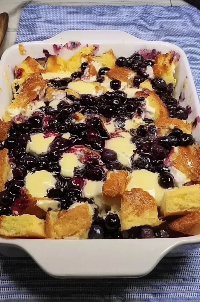 Blueberry French Toast Casserole