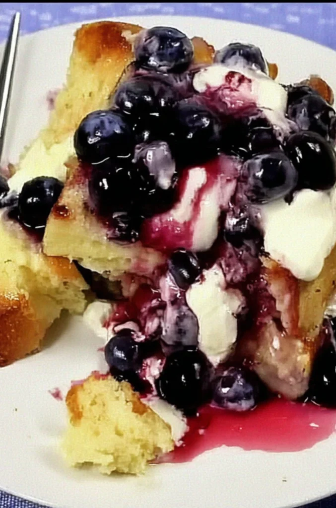 Blueberry French Toast Casserole