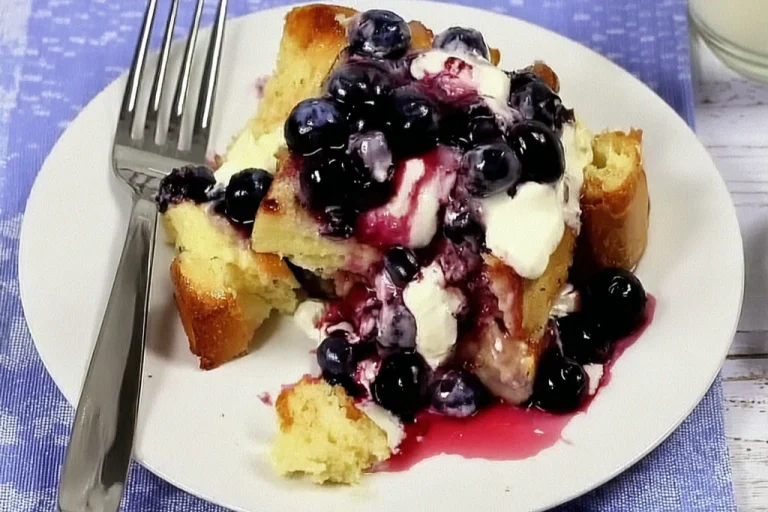 Blueberry French Toast Casserole