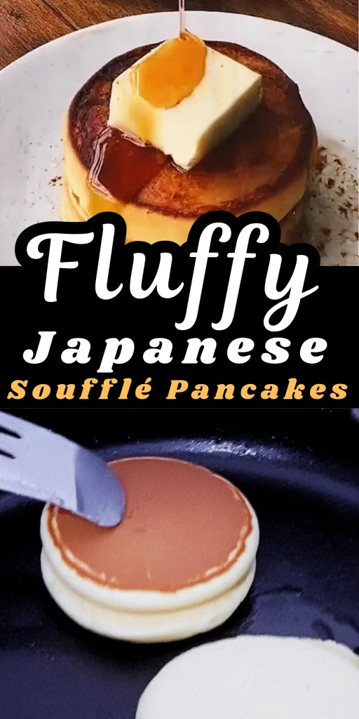 Fluffy Japanese Soufflé Pancakes