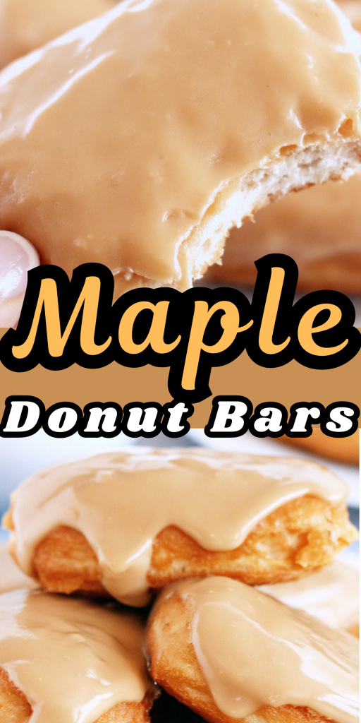 Maple Donut Bars