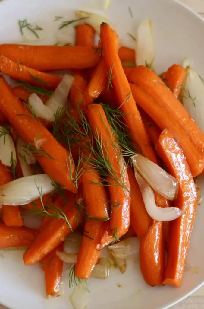 Hot Honey Pickled Carrots