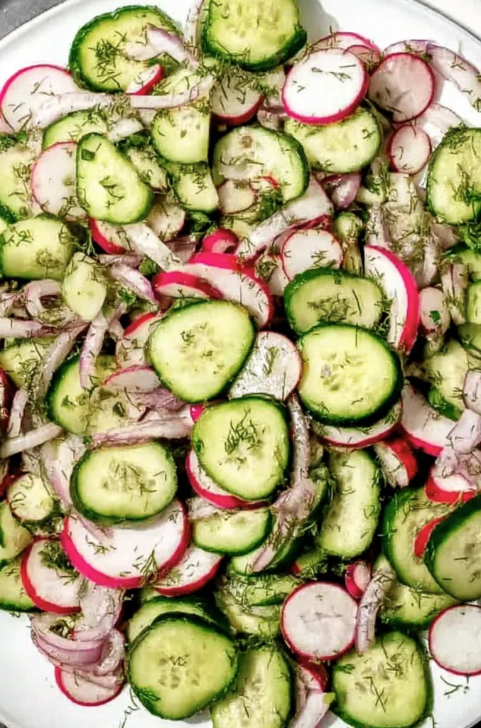Cucumber Radish Salad