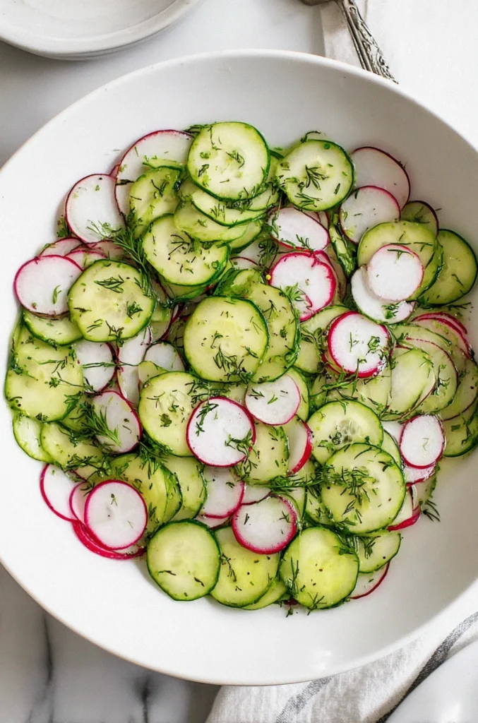 Cucumber Radish Salad