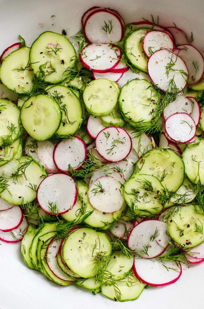 Cucumber Radish Salad