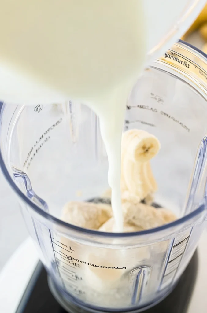 Homemade Banana Milk