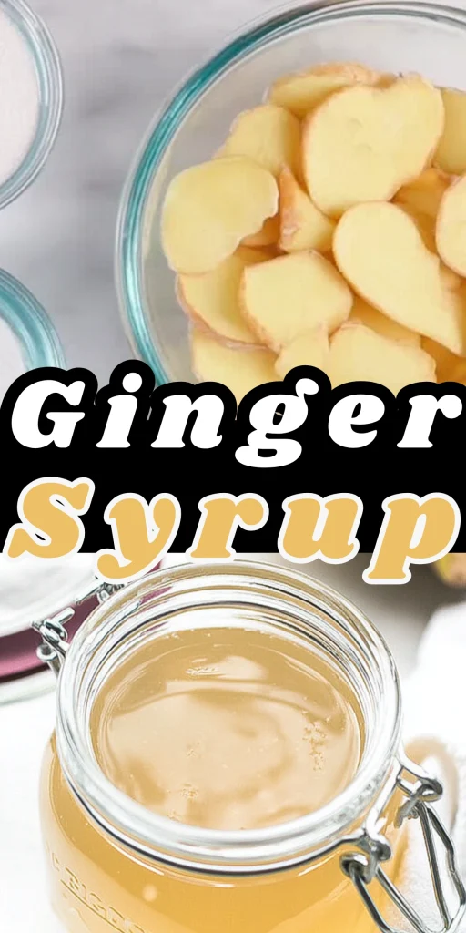 Homemade Ginger Syrup