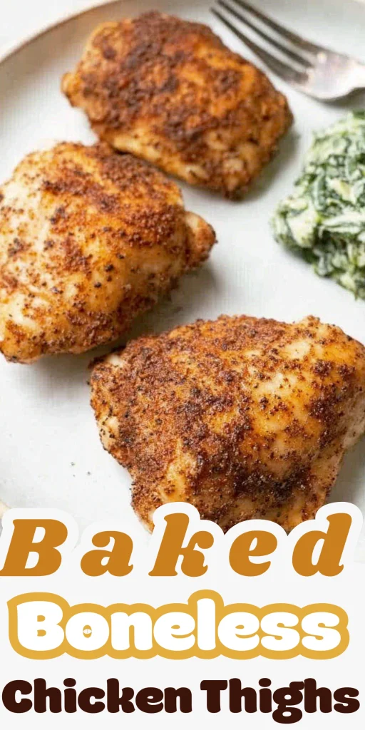 Baked Boneless Chicken Thighs