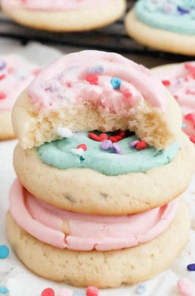 Cotton Candy Crumbl Cookies