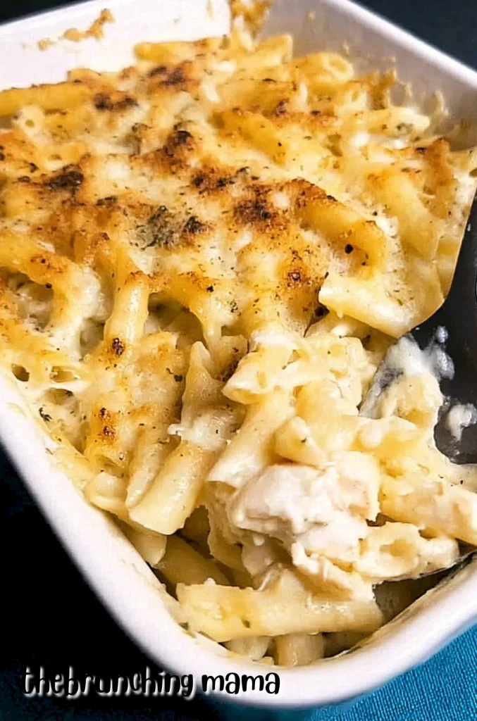 Creamy Chicken Alfredo Bake