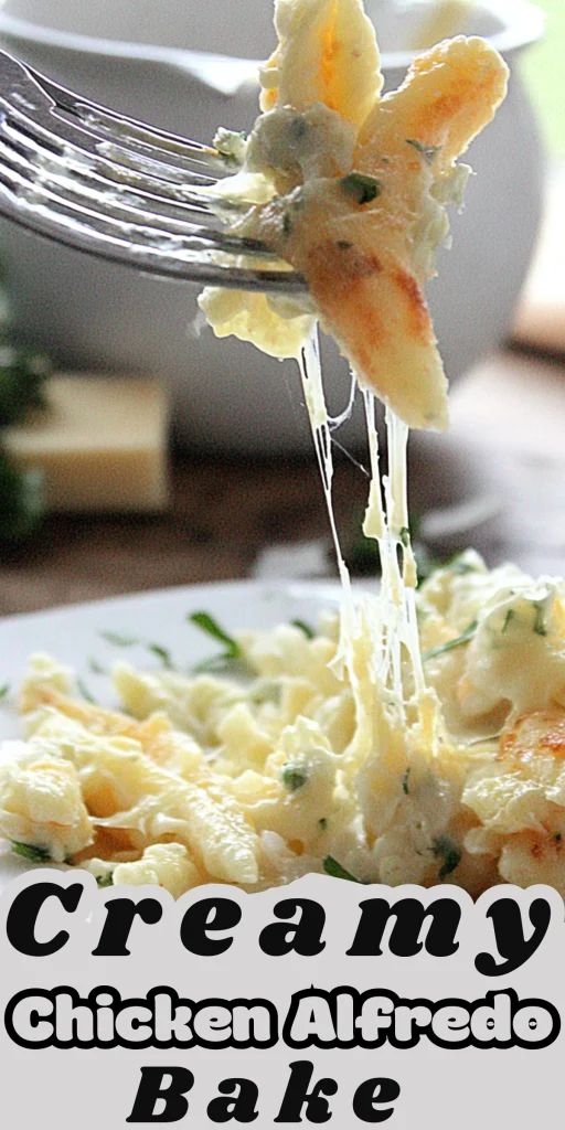 Creamy Chicken Alfredo Bake