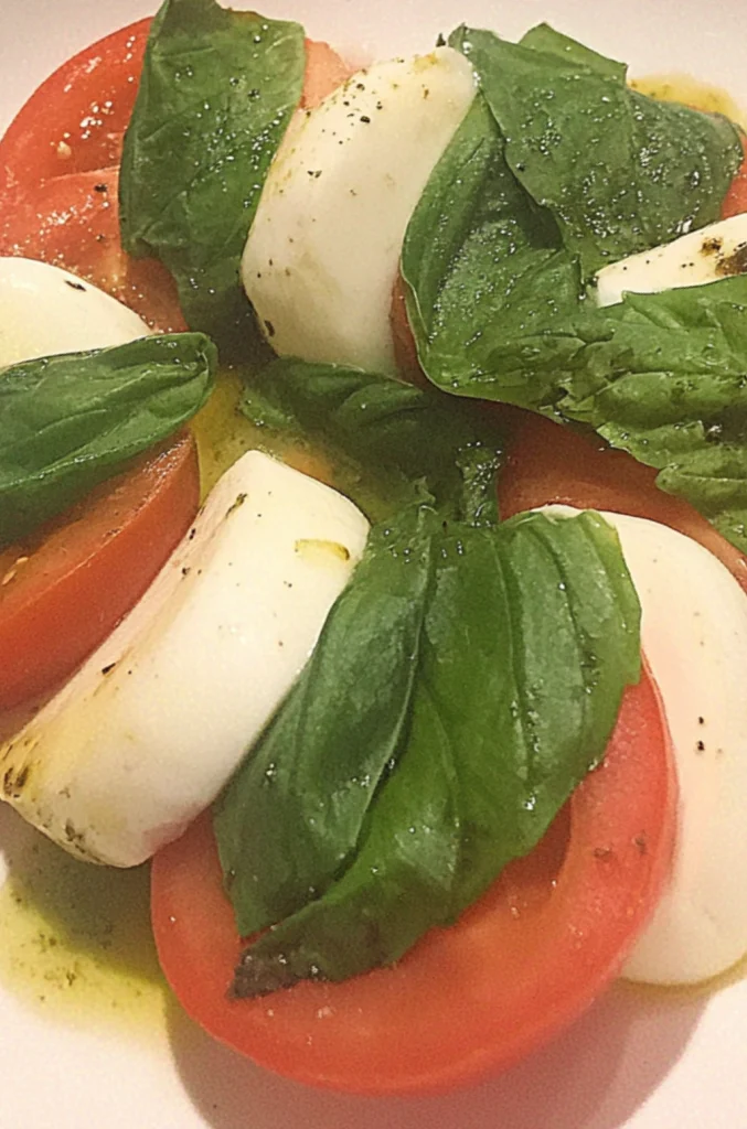 Easy Cucumber Caprese Salad