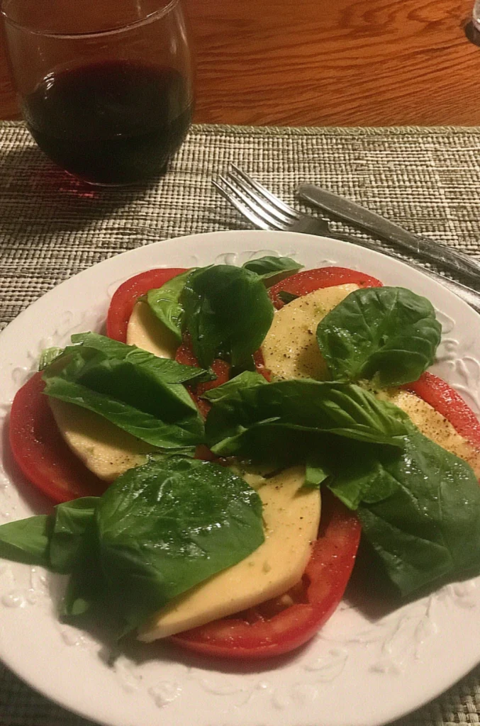 Easy Cucumber Caprese Salad