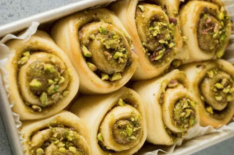 Pistachio Cinnamon Rolls