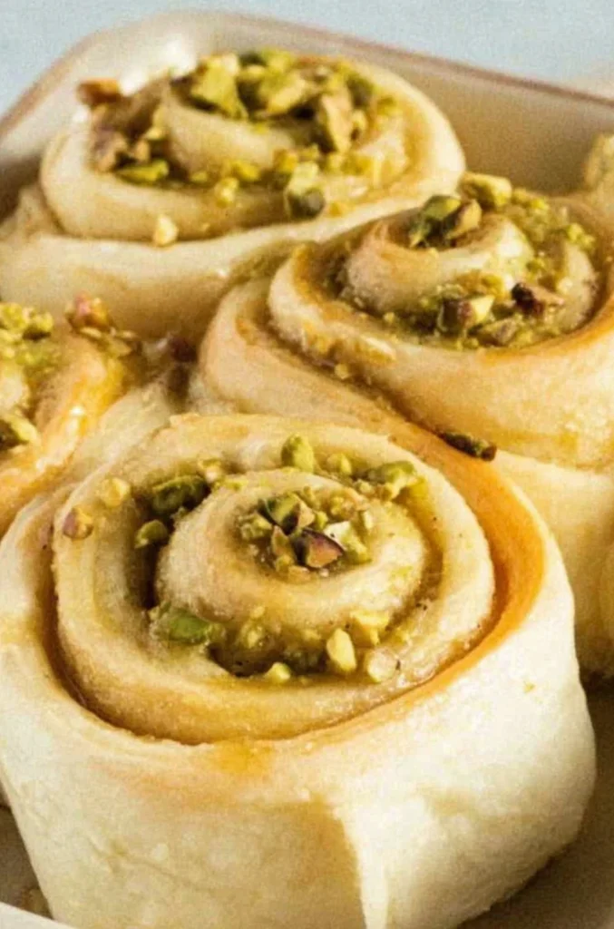 Pistachio Cinnamon Rolls