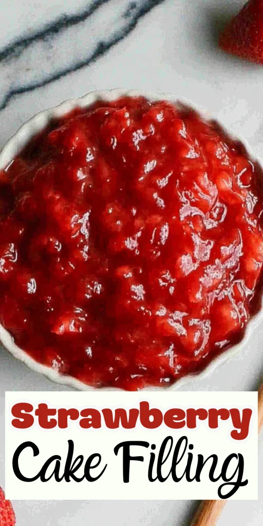 Strawberry Cake Filling