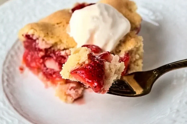 Strawberry Sourdough Cake
