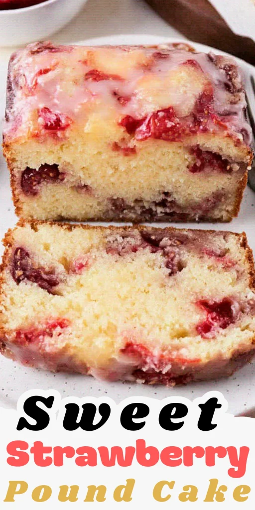 Sweet Strawberry Pound Cake