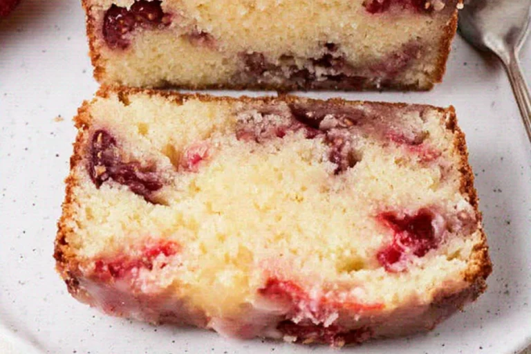 Sweet Strawberry Pound Cake