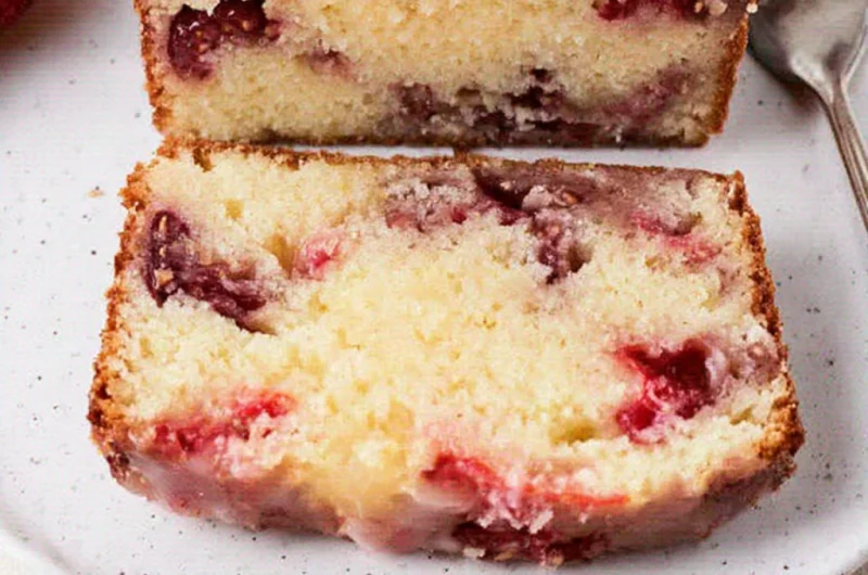 Sweet Strawberry Pound Cake