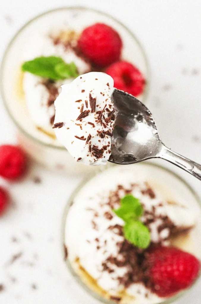 White Chocolate Mousse with Cream Cheese