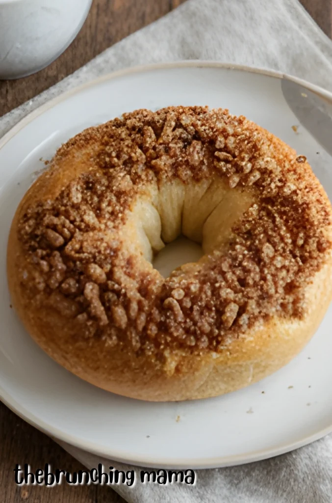 Apple Pecan Streusel Bagels