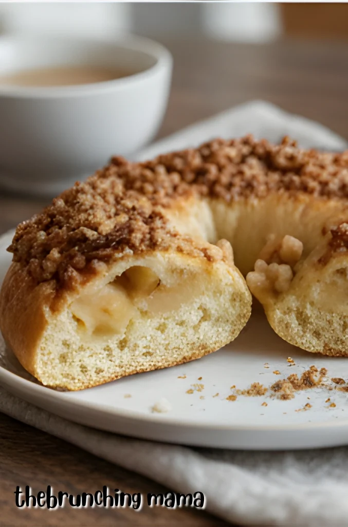 Apple Pecan Streusel Bagels