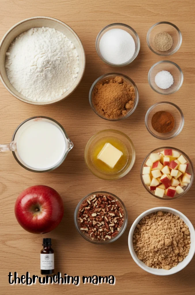 Apple Pecan Streusel Bagels