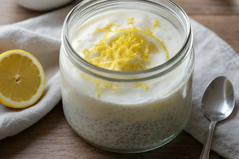 Lemon Cream Chia Pudding
