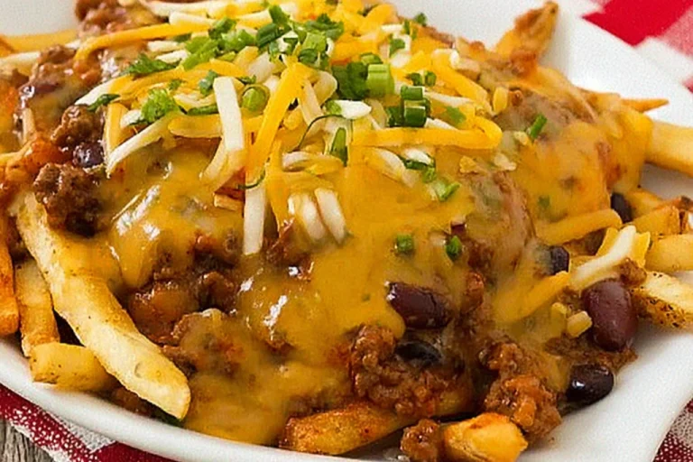 Homemade Chili Cheese Fries