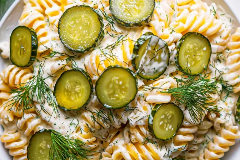 Dill Pickle Pasta Salad