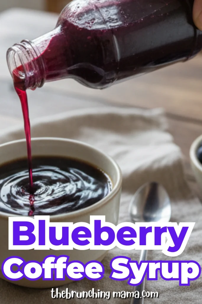 Blueberry Coffee Syrup