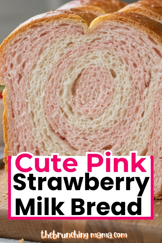 Cute Pink Strawberry Milk Bread