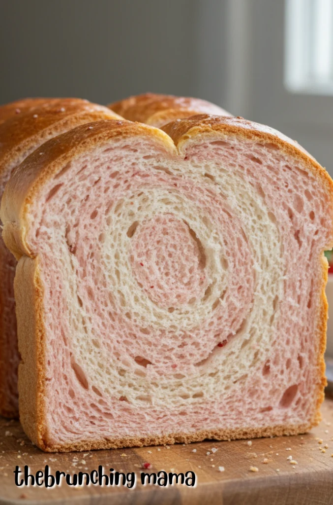 Cute Pink Strawberry Milk Bread