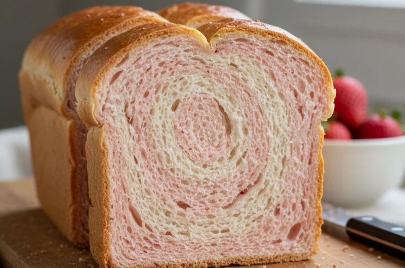 Cute Pink Strawberry Milk Bread