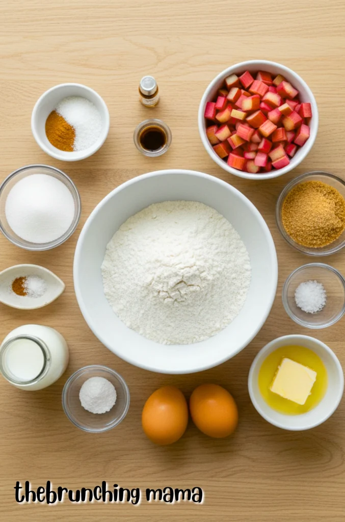 Rhubarb Muffins Recipe