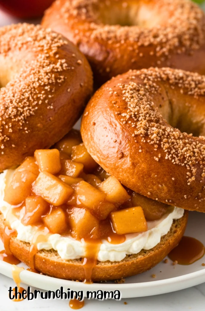 Sweet Apple Pie Bagel