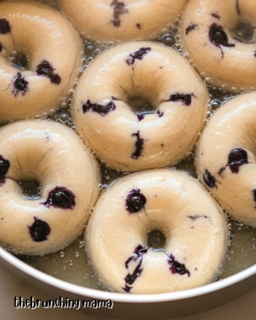 Homemade Blueberry Bagel