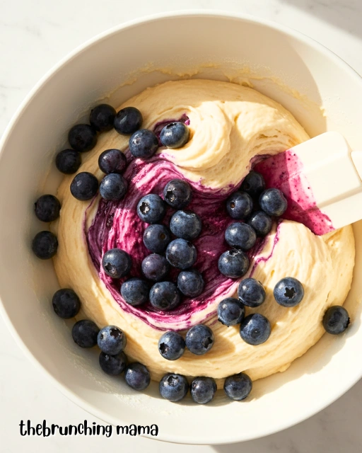 Blueberry cream cheese bagel